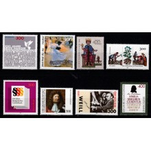 Lot med diverse fra Vesttyskland. Postfrisk.